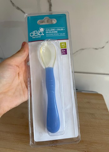 Mavi Silikon Bebek Kaşığı 6 Ay+