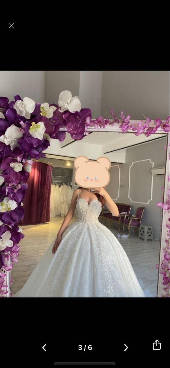 Klasik Straplez Prenses Gelinlik - Görsel 3