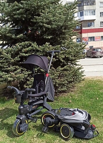 Beden Sıfır doona muadili çocuk bisikleti katlanır ebeveyn kontrollü