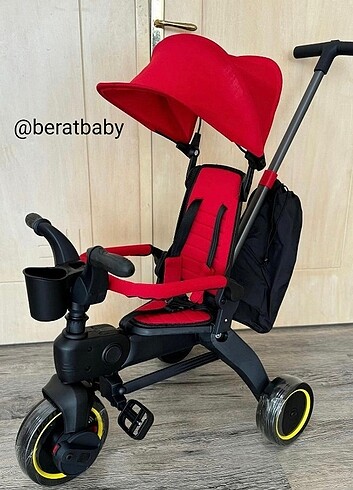 SIFIR DOONA MUADİLİ ÇOCUK BİSİKLETİ KATLANIR EBEVEYN KONTROLLÜ 