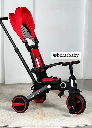 15-36 kg Beden Sıfır luxmom çift yönlü çocuk bisikleti katlanır ebeveyn kontrol