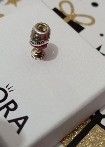  Beden bordo Renk Bordo Renkli Boncuklu Pandora Şarap Kadehi Charm