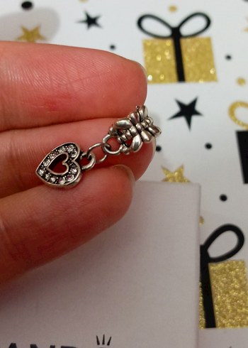  Beden Parlak Pandora Kalp Charm