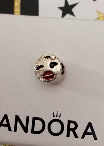  Beden Pandora Gri Leopar Desenli Boncuk Charm