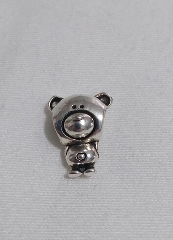 Beden gri Renk Bear charm