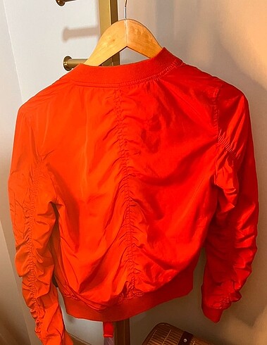 xs Beden Nar cicegi bomber ceket