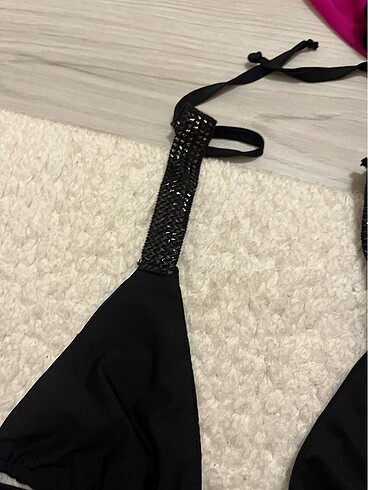 38 Beden Siyah bikini takımı