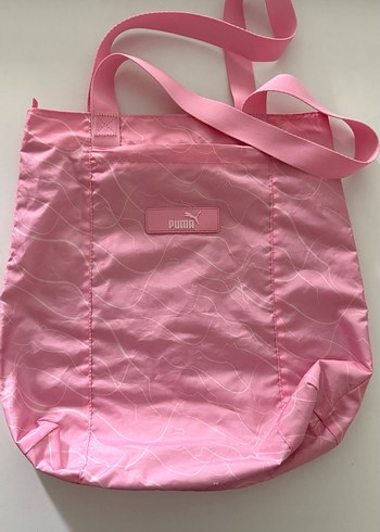 Puma Pembe Atletik Fermuarlı Tote Çanta