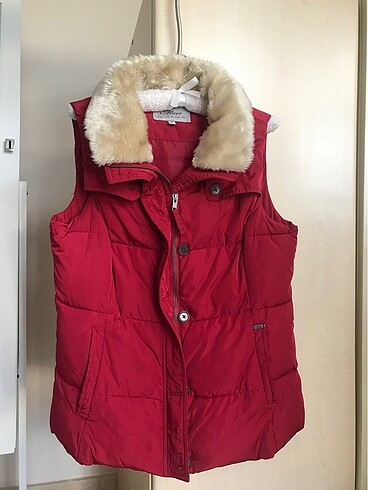 Mavi Jeans Bordo şişme yelek