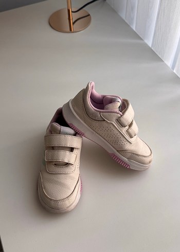 Kız Çocuk Bej Cırt Cırtlı Spor Ayakkabı - Görsel 2