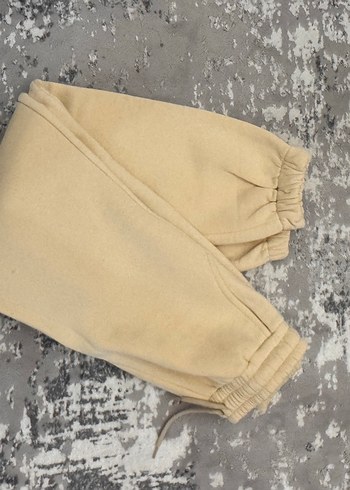 Bej Kadın Rahat Kesim Eşofman Altı - Görsel 3