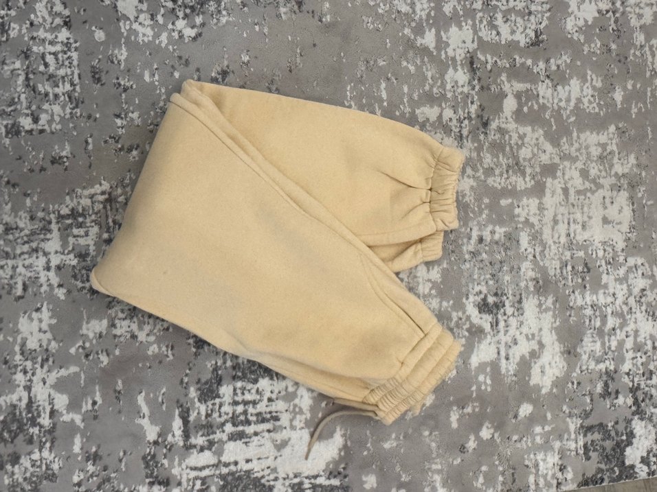 Bej Kadın Rahat Kesim Eşofman Altı - Görsel 3