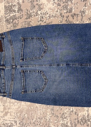 Mavi Kadın Denim Midi Etek - Görsel 4