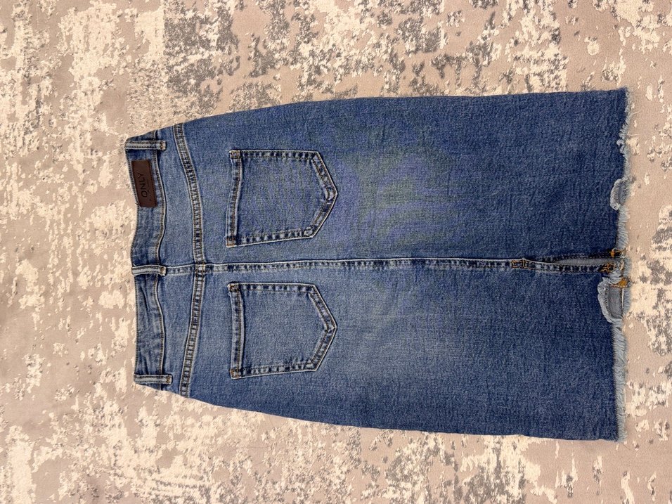 Mavi Kadın Denim Midi Etek - Görsel 3