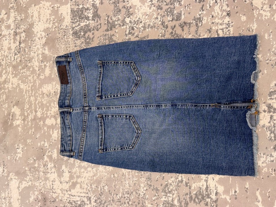 Mavi Kadın Denim Midi Etek - Görsel 4