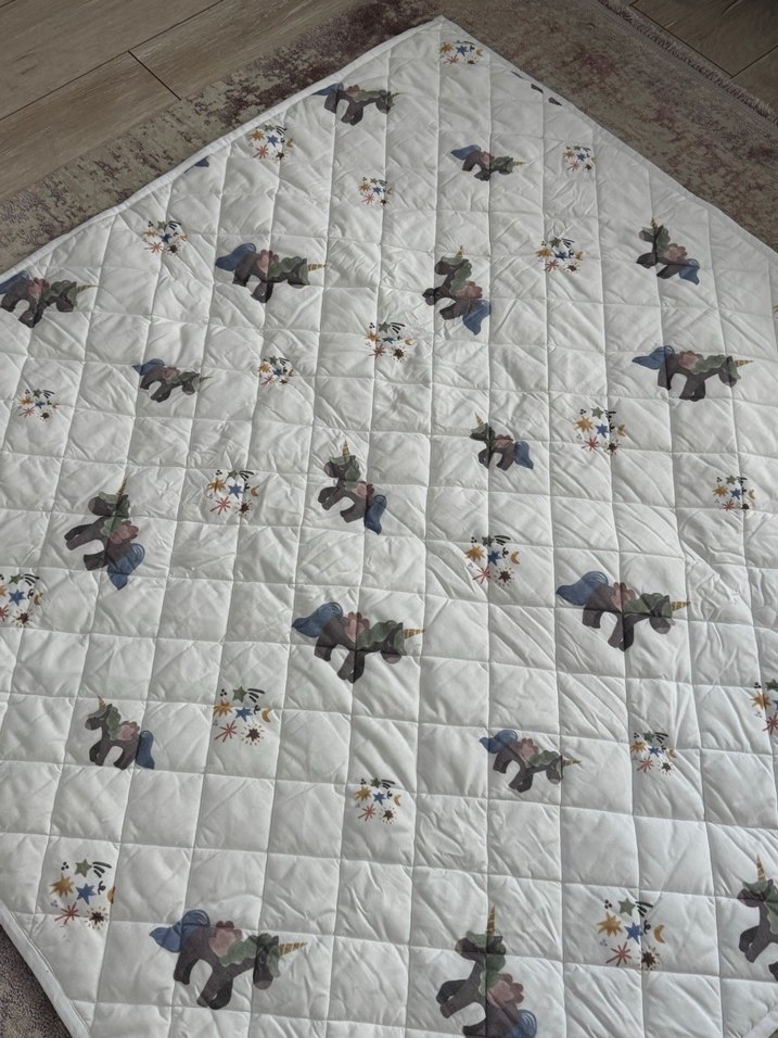 Nakışlı Çok Renkli Çocuk oyun halısı - Görsel 3