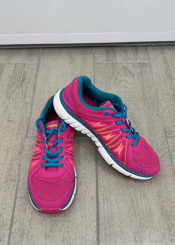 Pembe Renkli Elastik Bağcıklı Spor Ayakkabı - Görsel 3