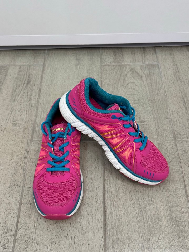 Pembe Renkli Elastik Bağcıklı Spor Ayakkabı - Görsel 3