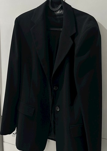 Siyah Düğmeli Kadın Blazer Ceket