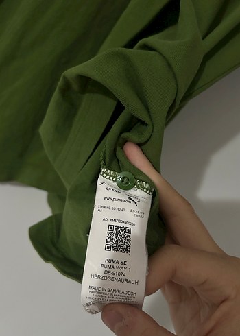 Puma Orijinal Haki Polo Tişört - Görsel 4