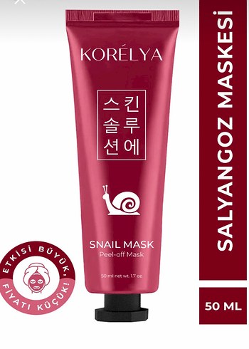 Korelya Salyangoz Maskesi 50 ml