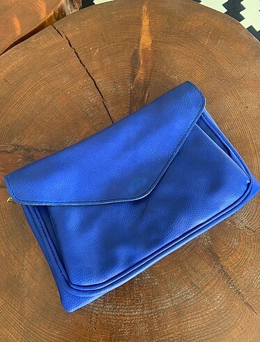 Beden lacivert Renk Askılı clutch çanta