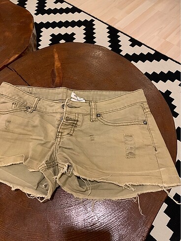 xs Beden Denim haki şort