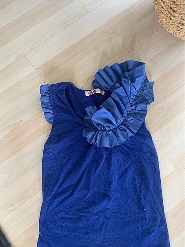 s Beden lacivert Renk Yaka detaylı tshirt