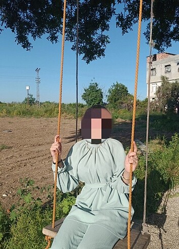 Tesettür Su yeşili takım 