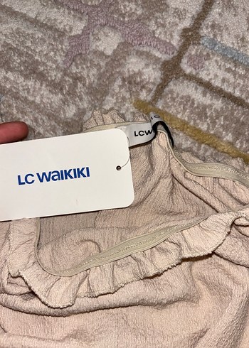 Bej Keten Bohem Robalı Kadın Bluz - Görsel 5