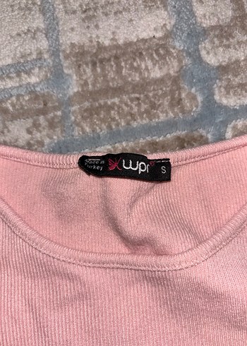 Pembe Uzun Kollu Kız Çocuk Triko Tişört - Görsel 3