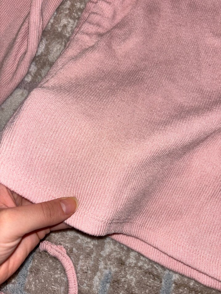 Pembe Uzun Kollu Kız Çocuk Triko Tişört - Görsel 2