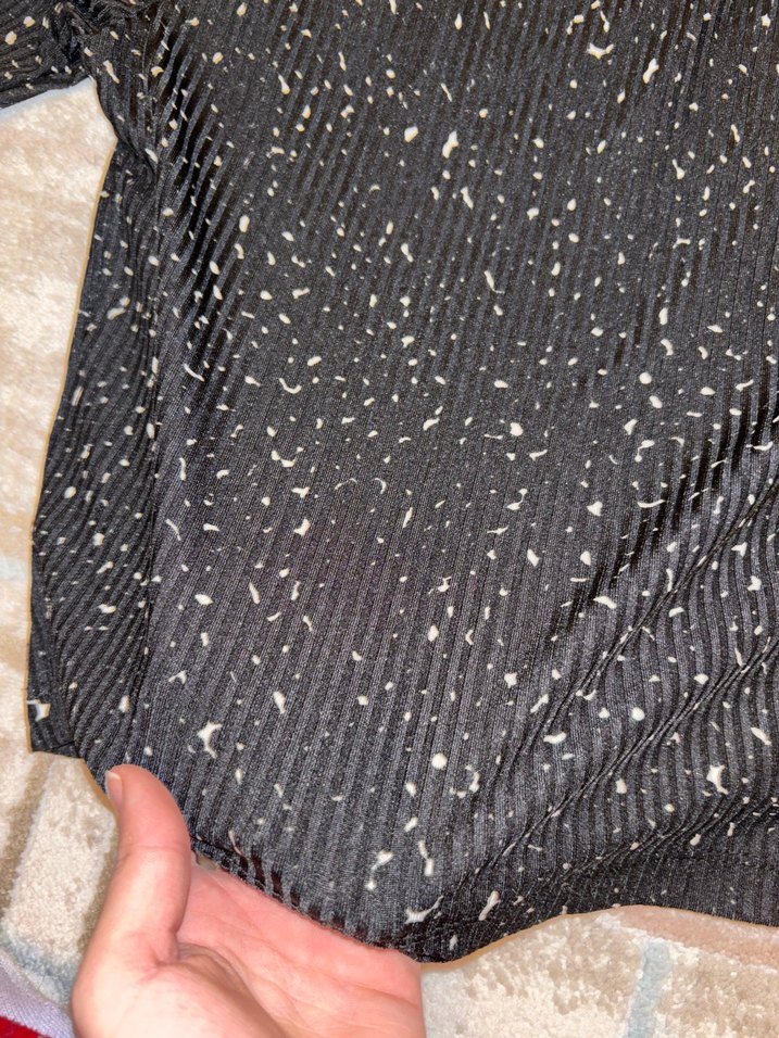 Kadın Siyah Pilili Uzun Kollu Kazak - Görsel 2