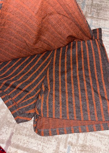 Kahverengi Çizgili Mutfak Önlüğü - Görsel 3