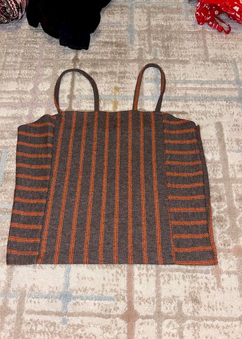 Kahverengi Çizgili Mutfak Önlüğü - Görsel 6