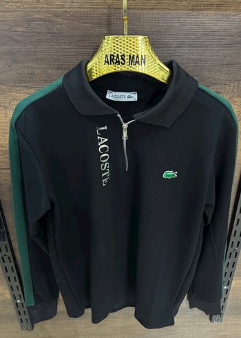 Lacoste Siyah Uzun Kollu Polo Tişört
