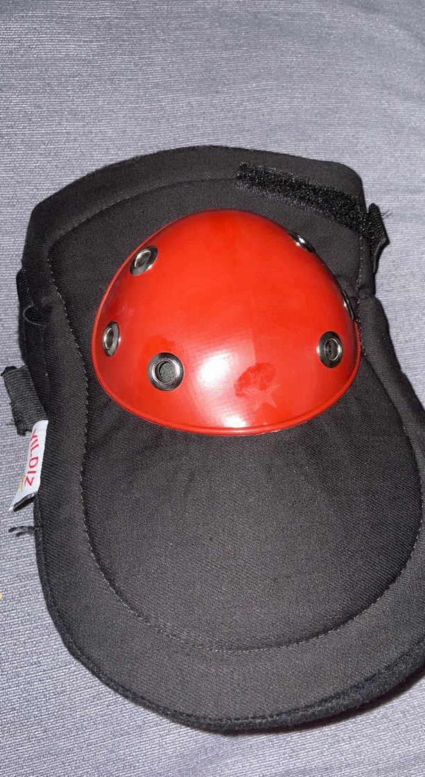 Kırmızı Diz Koruyucu, Cırtlı - Görsel 2