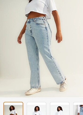 Trendyol & Milla TRENDYOLMİLLA MOM JEANS AÇIK MAVİ
