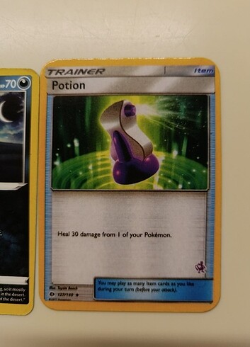  Beden Renk 5 adet orijinal karışık Pokemon kartları, az kullanılmış