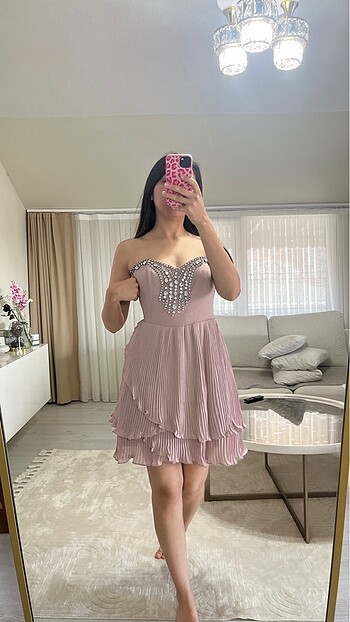 Fırfırlı elbise - Görsel 5