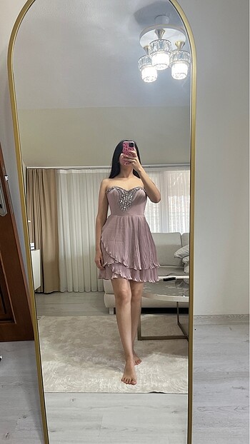 Fırfırlı elbise - Görsel 8