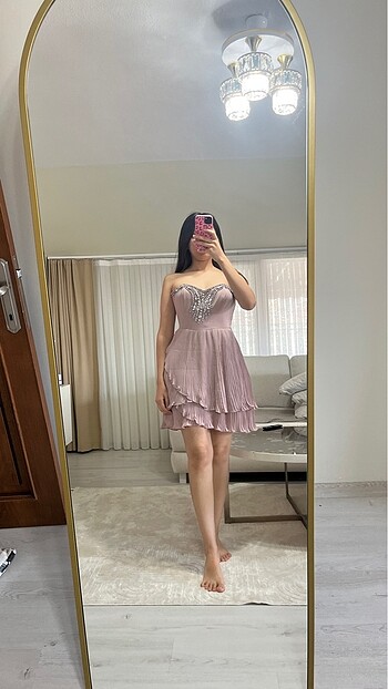 Fırfırlı elbise - Görsel 7