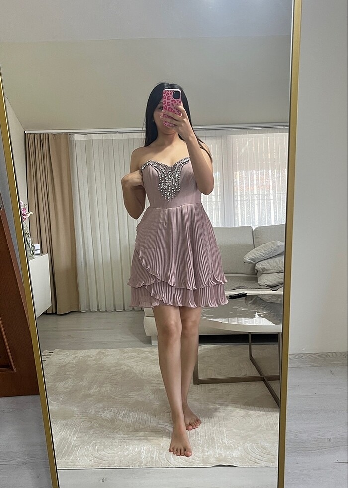 Fırfırlı elbise - Görsel 2