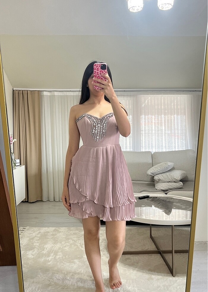 Fırfırlı elbise - Görsel 3