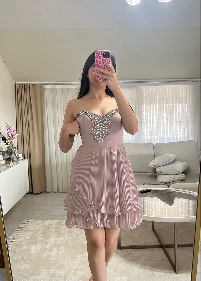 Fırfırlı elbise - Görsel 5