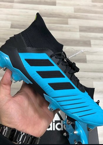 Lacivert Bağcıklı Erkek Futbol Ayakkabısı