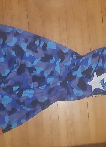 11-12 Yaş Beden mavi Renk Bape ceket
