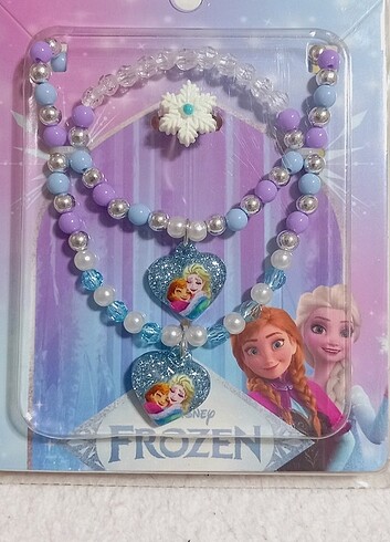 Frozen FROZEN kolye,bileklik ve yüzük (oyuncak değildir) sıfır üründür