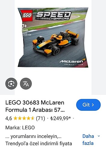Beden Renk LEGO SPEED Champions lego sağlam sorunsuz yeni sıfır üründür