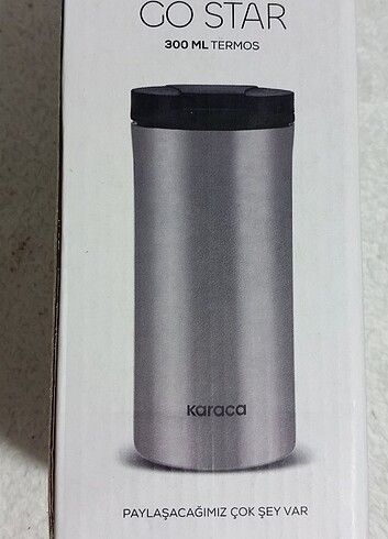 KARACA THERMOS 300 ML paslanmaz çelik ürün sıfır sağlamdır yeni